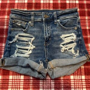 American Eagle Ne(x)t Level Stretch High Rise Jean Shorts